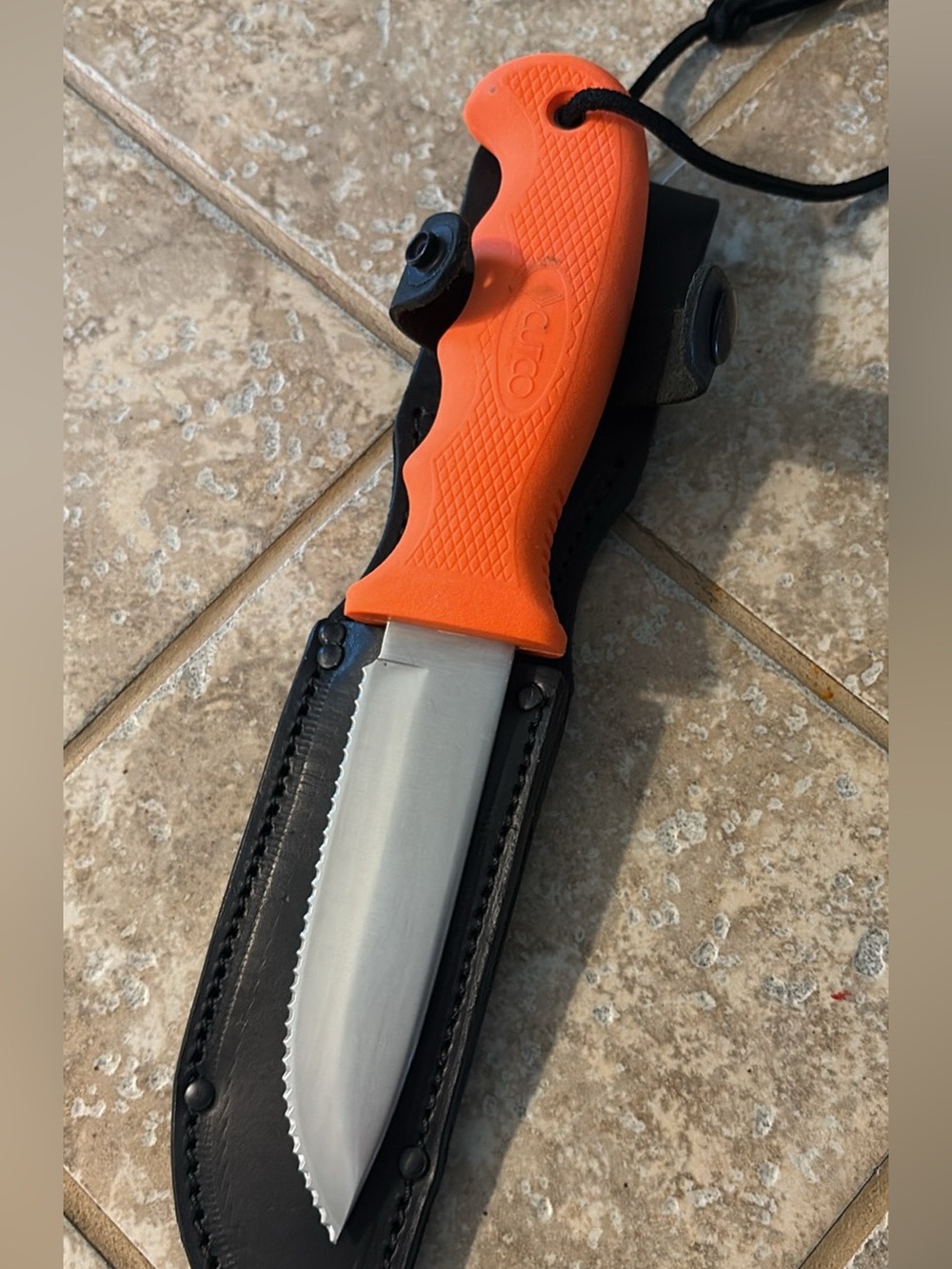 1990 NOS CUTCO 5718 JD Double D Drop-Point Outdoor Knife